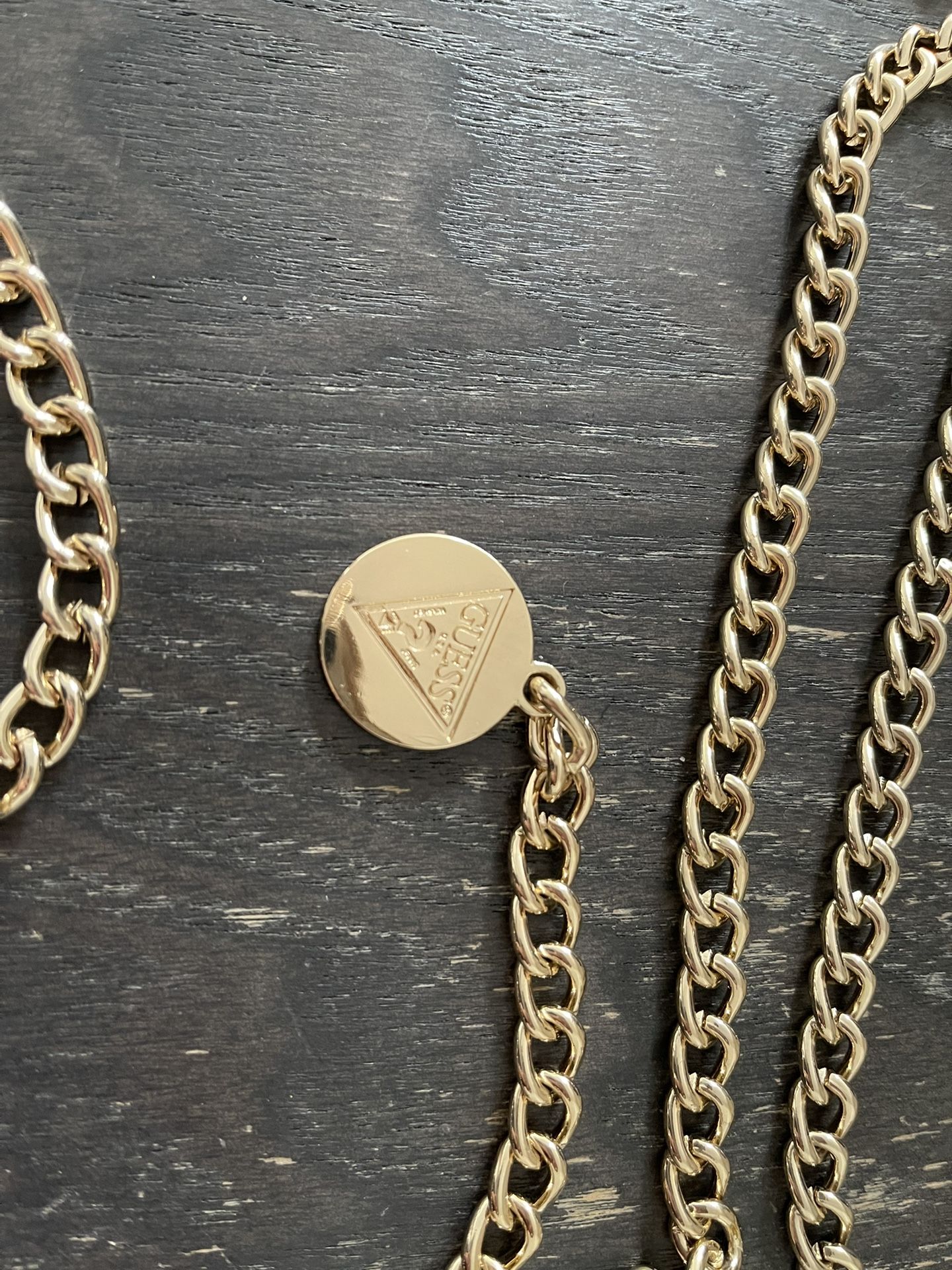 Guess Long Tassel Waist Chain Belt