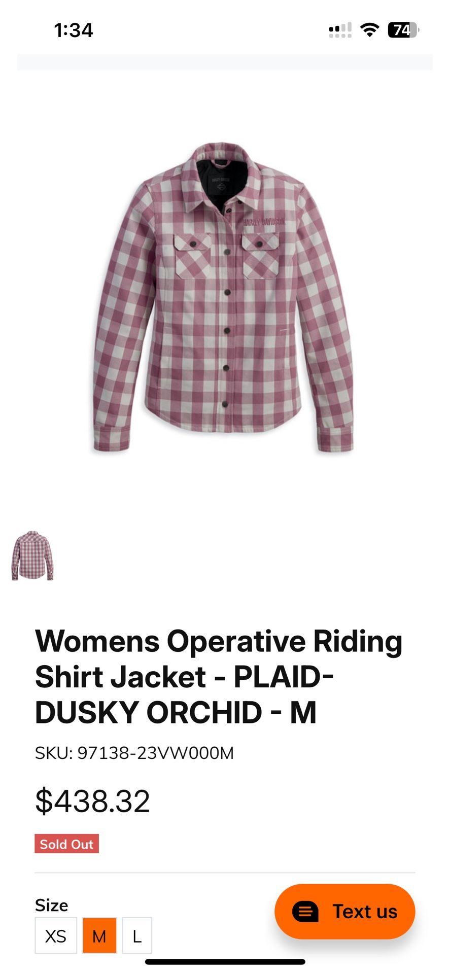 Harley Davidson Riding Jacket Lady’s 