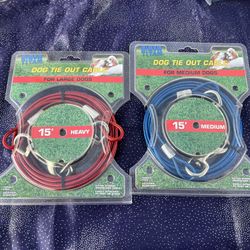Dog Tie Out Cable Titan 15 Ft cable 