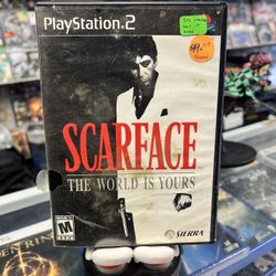 Scarface: The World Is Yours | PS2 | CIB |Has A Crack | Freezes During Game | Sold As-is 
