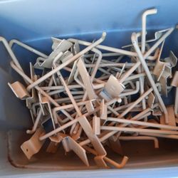Slat wall hooks(×60) - $50