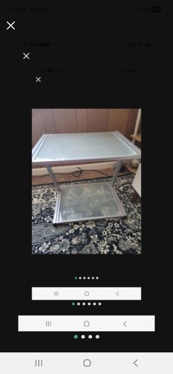 Crate Barrel Quartz Desk 