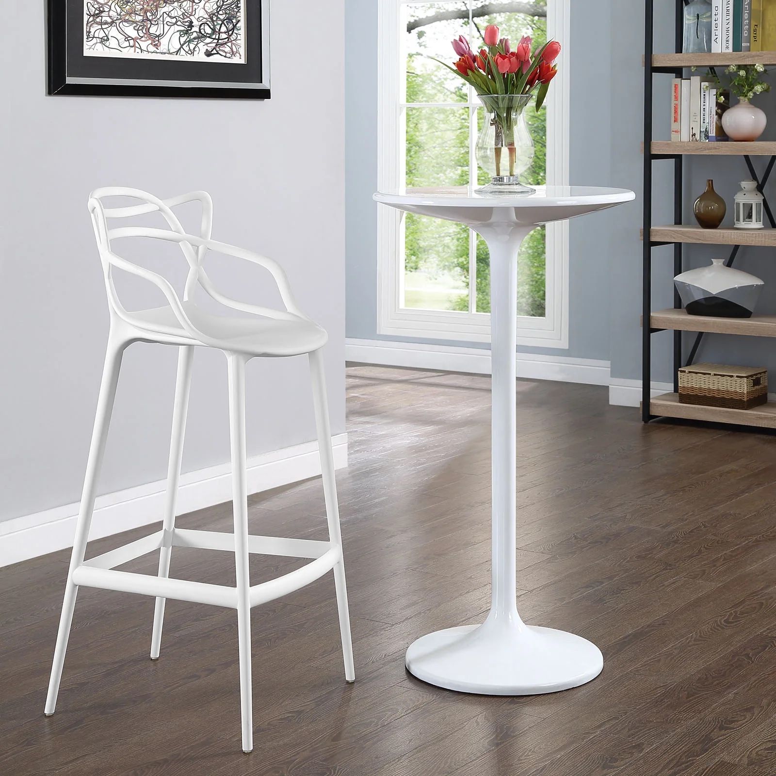Set of 3 bar stools (style of Kartell Masters stools)