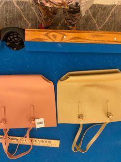 Macy's Beige  or pink Pebbled Tote Bag ( each $30)