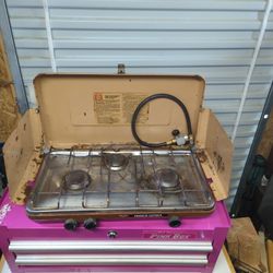 Primus Ultima 3-Burner Camp Stove With Nordic Ware Griddle