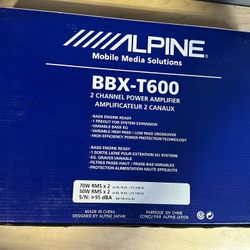 Alpine BBX-T600 2-Channel Power Amplifier – 600W Max