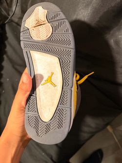 Air Jordan 4 Yellow Sneaker