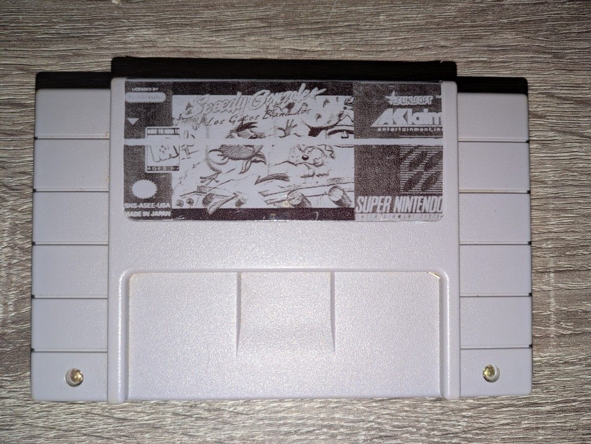 Speedy Gonzales Los Gatos Banditos - Super Nintendo Game 