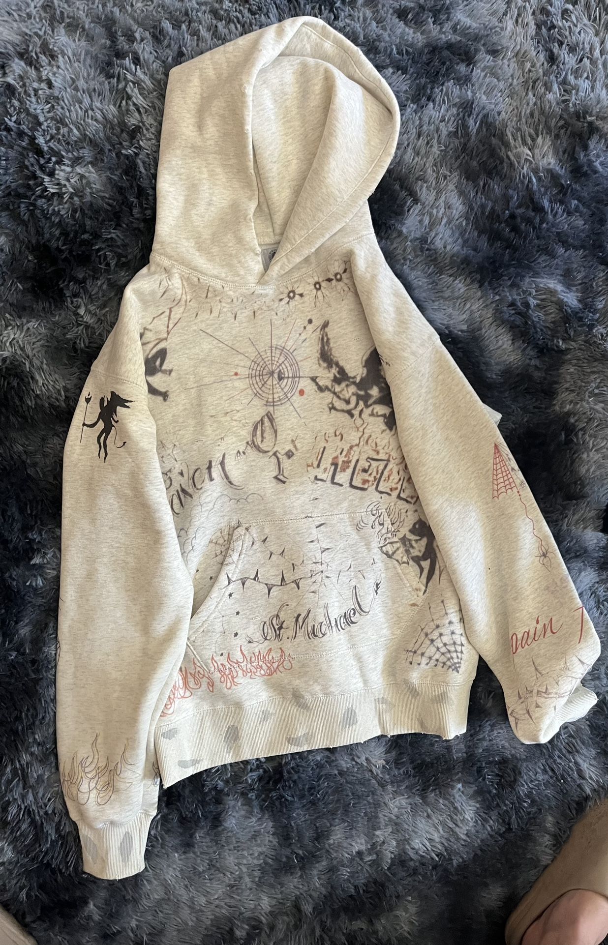Saint Michael x Dr Woo Graffiti Hoodie for Sale in Tallahassee, FL