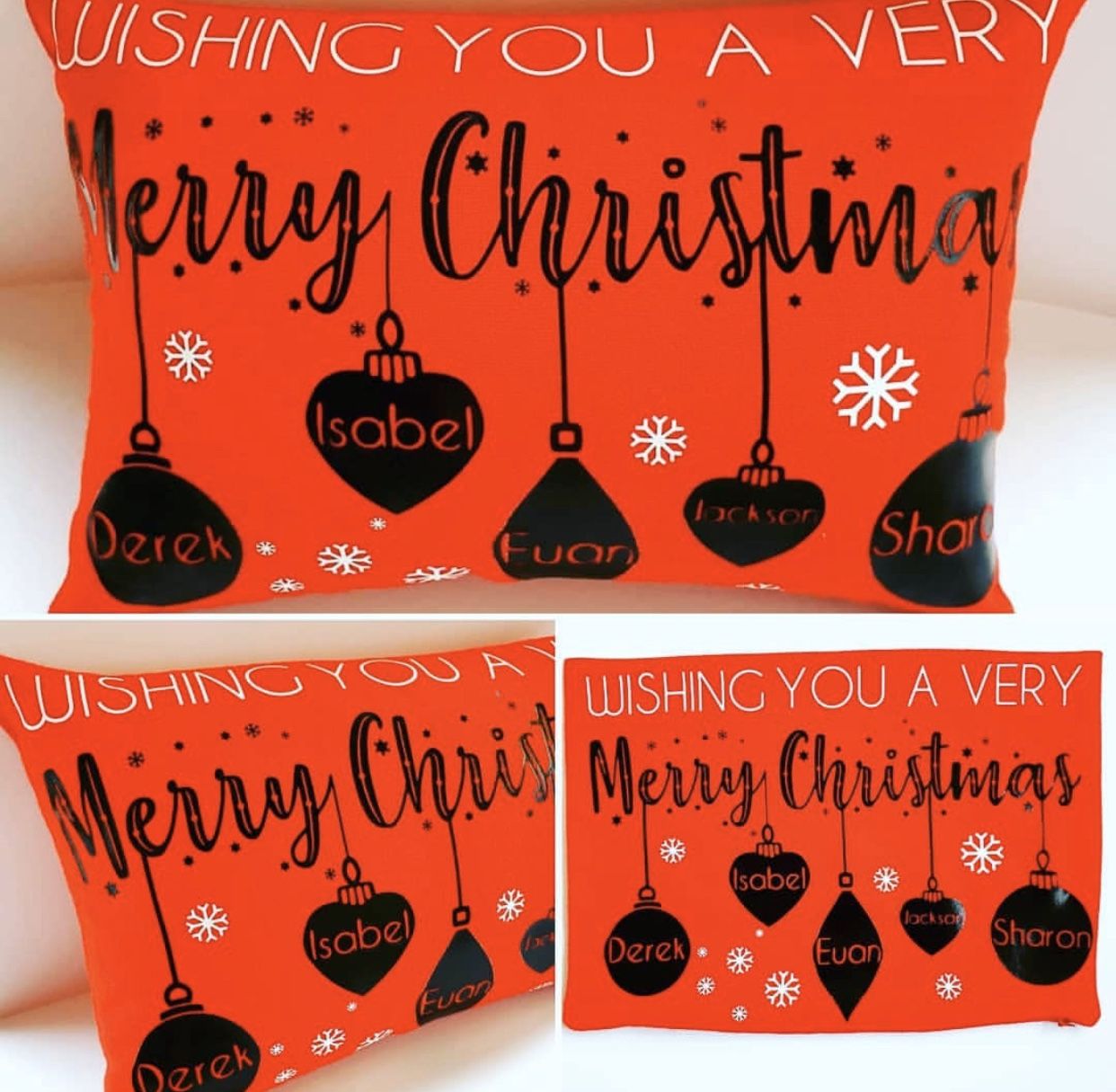 Custom family pillows!