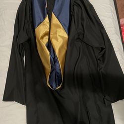 FIU Master Graduation Gown And Hood 