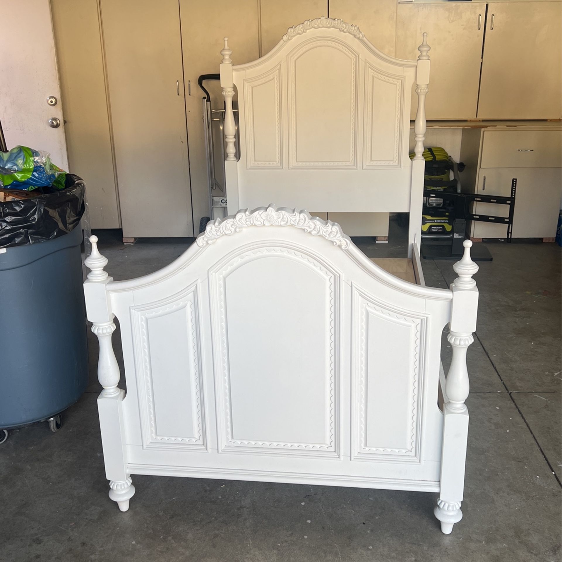 Twin Princess Bed With IKEA Mattress