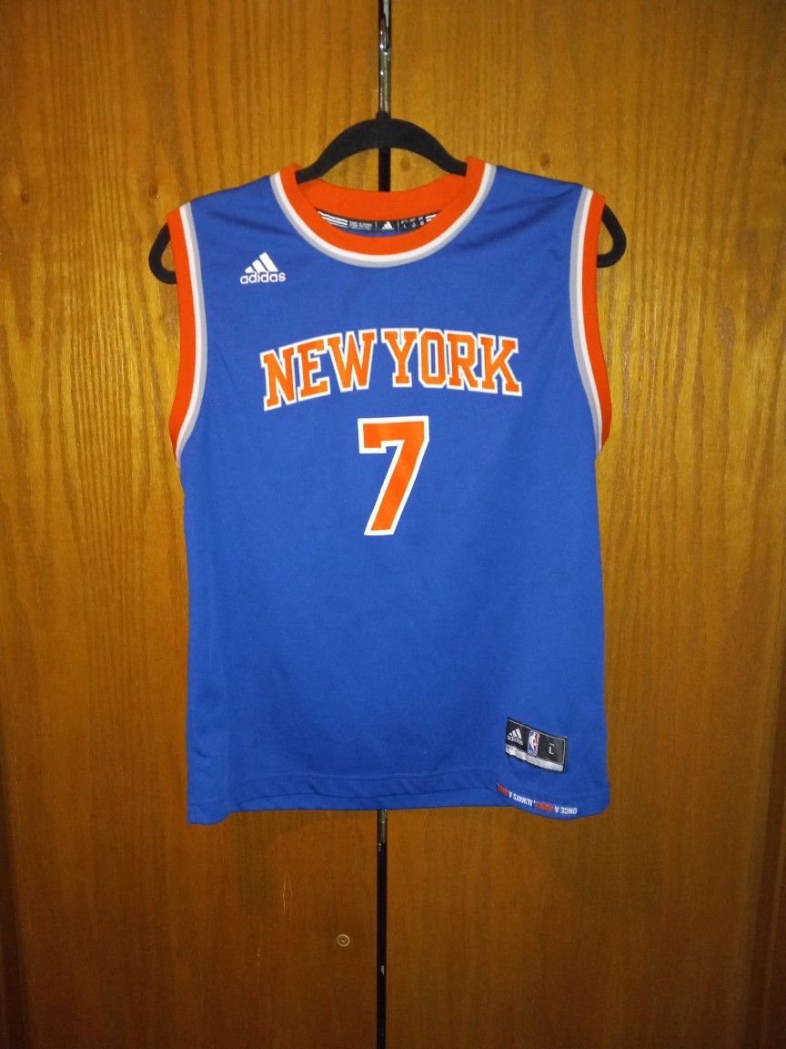 Adidas Carmello Anthony New York Jersey - Size Youth Large