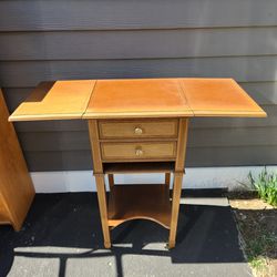 Vintage Small Dropleaf Side Table