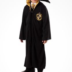 Harry Potter Hufflepuff Robe Kids Fancy Dress Costume Size M(8-10)