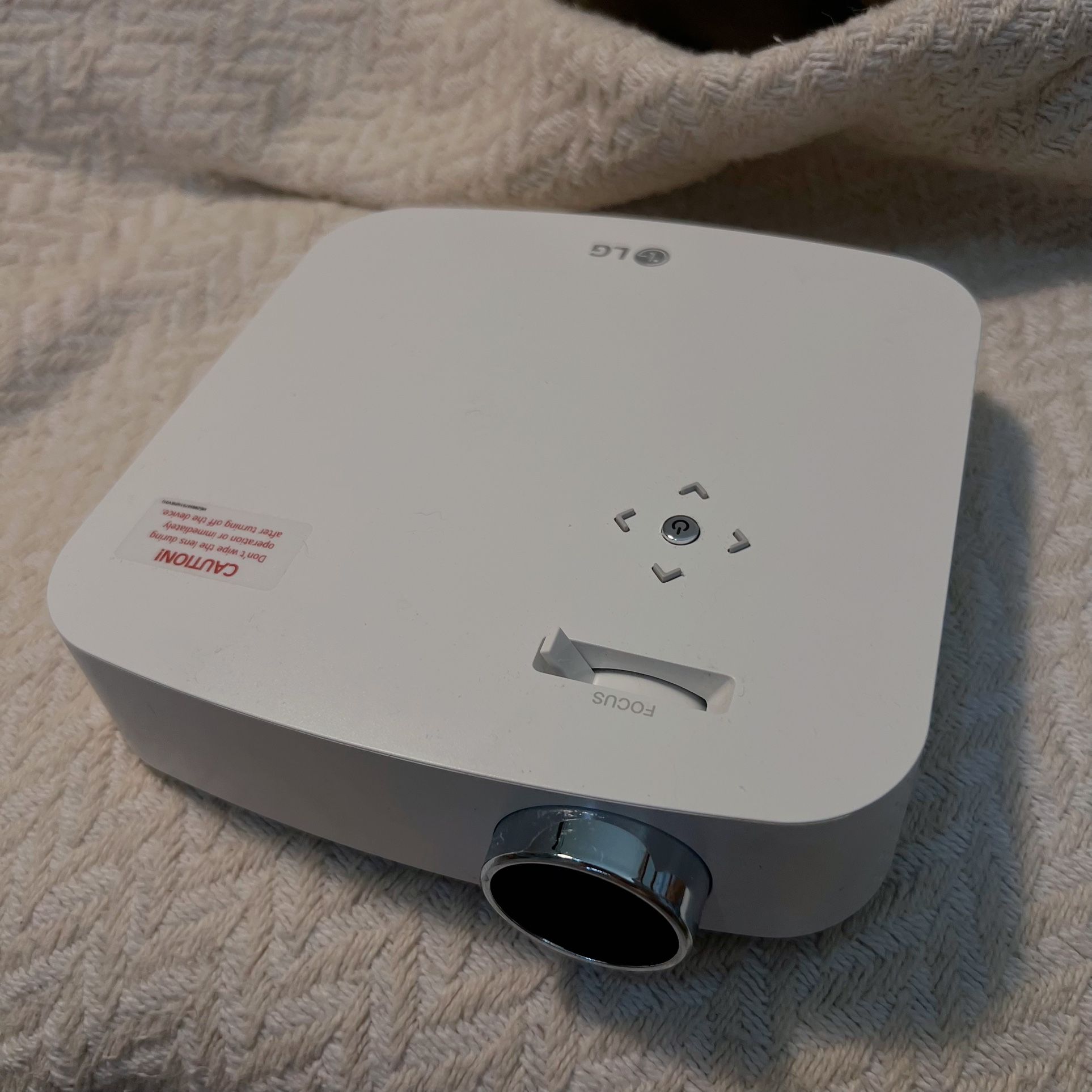 LG PF50KA Portable LED Projector – 1080p, With Remote & Power Adapter