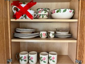 Vintage Rose Dish Set