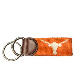 Needlepoint Key Fob - University Of Texas 