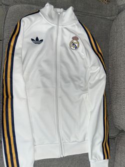 Real Madrid White Jacket Sizes S Mens 