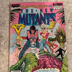 New Mutants Annual #5 Marvel 1989 1st Rob Liefeld Story , 1st S.U.R.F. Major X 