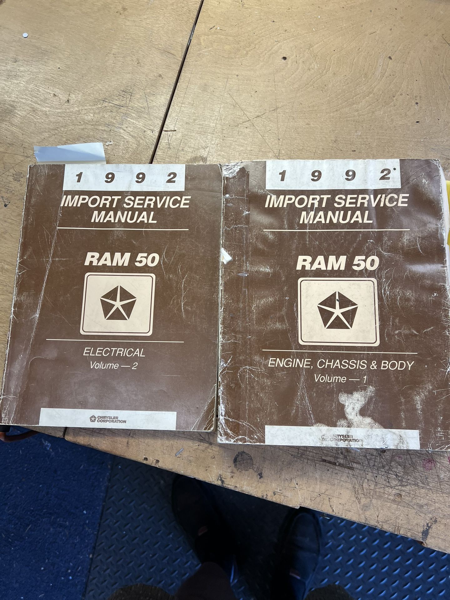 Dodge Ram 50 Mitsubishi Mighty Max Factory Shop Manual Repair Manual Applies To Almost All Years