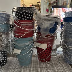 Small Tin buckets