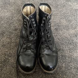 Combat work boots