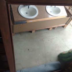 Vanity Top And Mirror