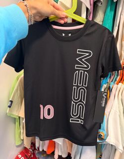 New messi boy t shirt athletic soccer 4 years