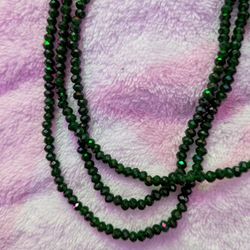 Natural Emerald Necklace 