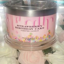 Homeworkx Candle  Strawberry, Chocolate,  Vanilla  And bonfire 