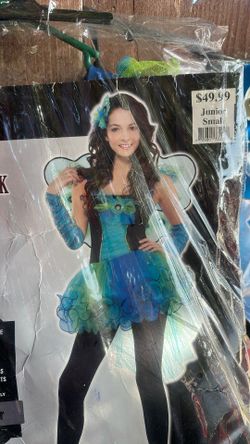 Halloween 🎃 Costume Peacock Diva With Wings Size Junior Small