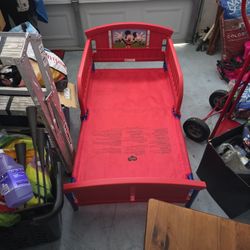 Mickey Mouse Toddler Bed