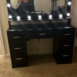Large Black Vanity 