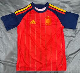 2026 Spain Home Jersey Replica, Size Large