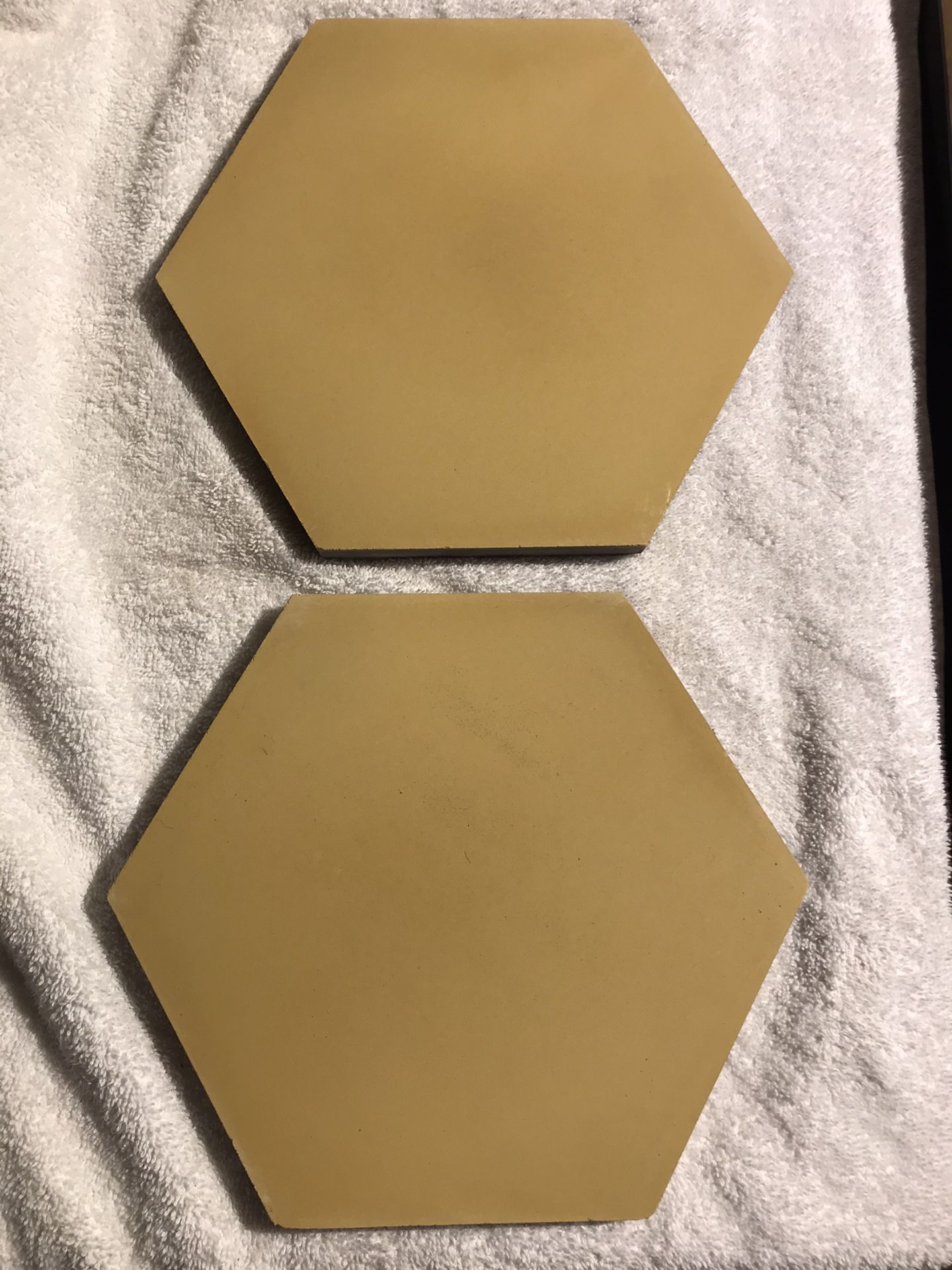 CLE cement hexagon tile (Curry yellow color)