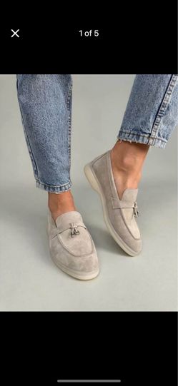 Made in Ukraine 100% Suede loafers. Size 7.