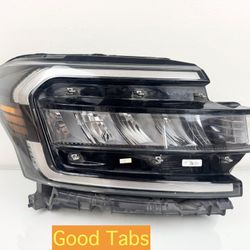 2022-2024 Ford Expedition Right Passenger LED Headlight Black Without DRL OEM