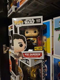 Funko Pop Star Wars Poe Dameron #117 Hot Topic Exclusive