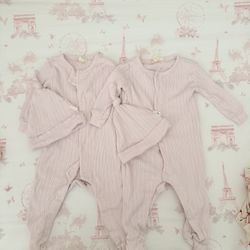 Newborn Girls Pajamas Twin Sets 