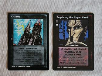 Jyhad 1994 Collectibe card game cards
