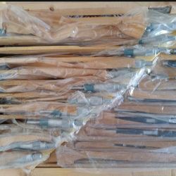Machinist Micrometer Set, 12 Pieces 0-12" Plus Attachments , New But Vintage 