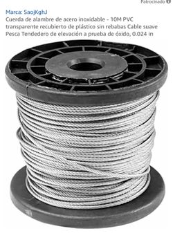 Alambre De Acero Inoxidable  50’ft