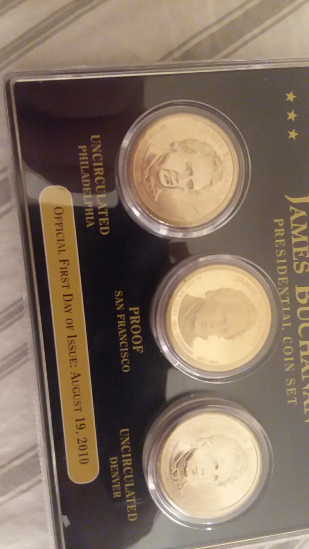 Proof coins