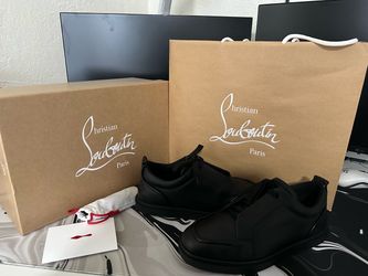 Christian Louboutin Jimmy Black Leather 41 red bottoms