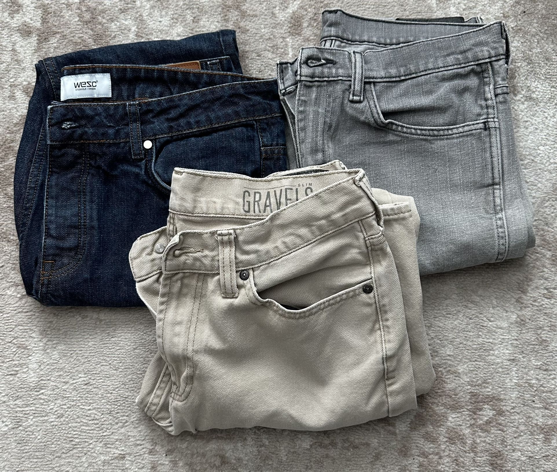 Mens Jeans All 3 For $40