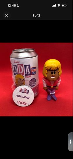 Funko Soda Prince Adam Common He-Man MOTU Non-Chase Funkon GameStop Summer
