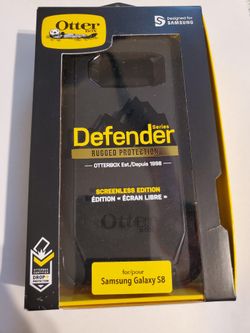 GALAXY S8 OTTER BOX DEFENDER WITH BELT CLIP.