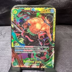 Roronoa Zoro [vs King] OP06-118 SEC, foil, one piece card