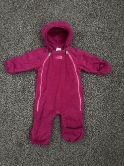 Girls Fleece Zip Up Onesie